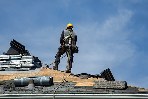 Professional Roofing technician working in Boalsburg, PA